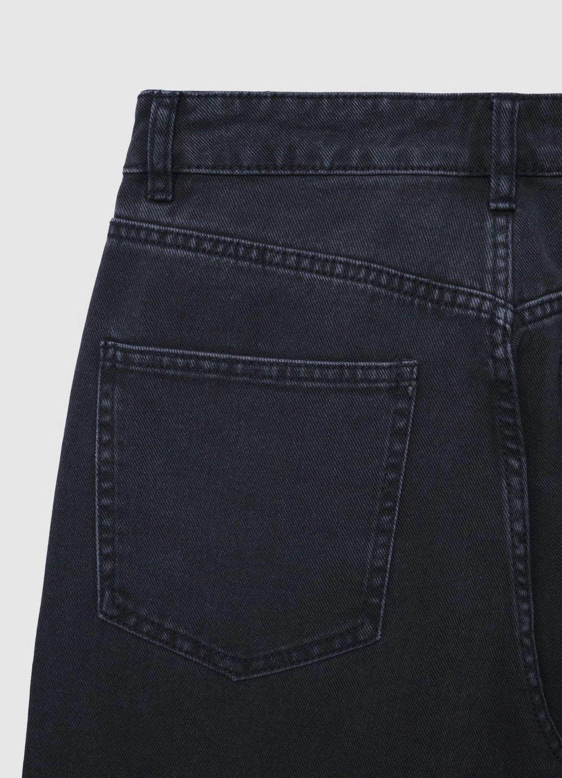Jeans nero denim donna con strass frontali - Calliope - immagine 4