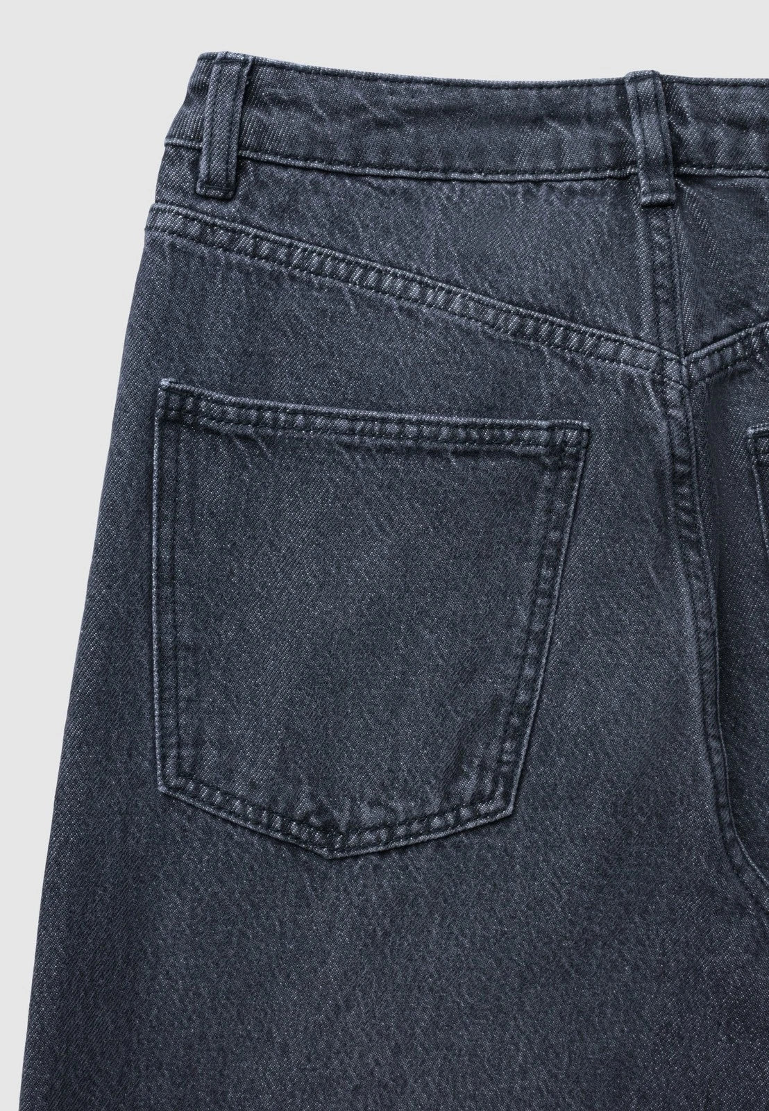 Jeans straight nero donna con risvolto - Calliope - immagine 6