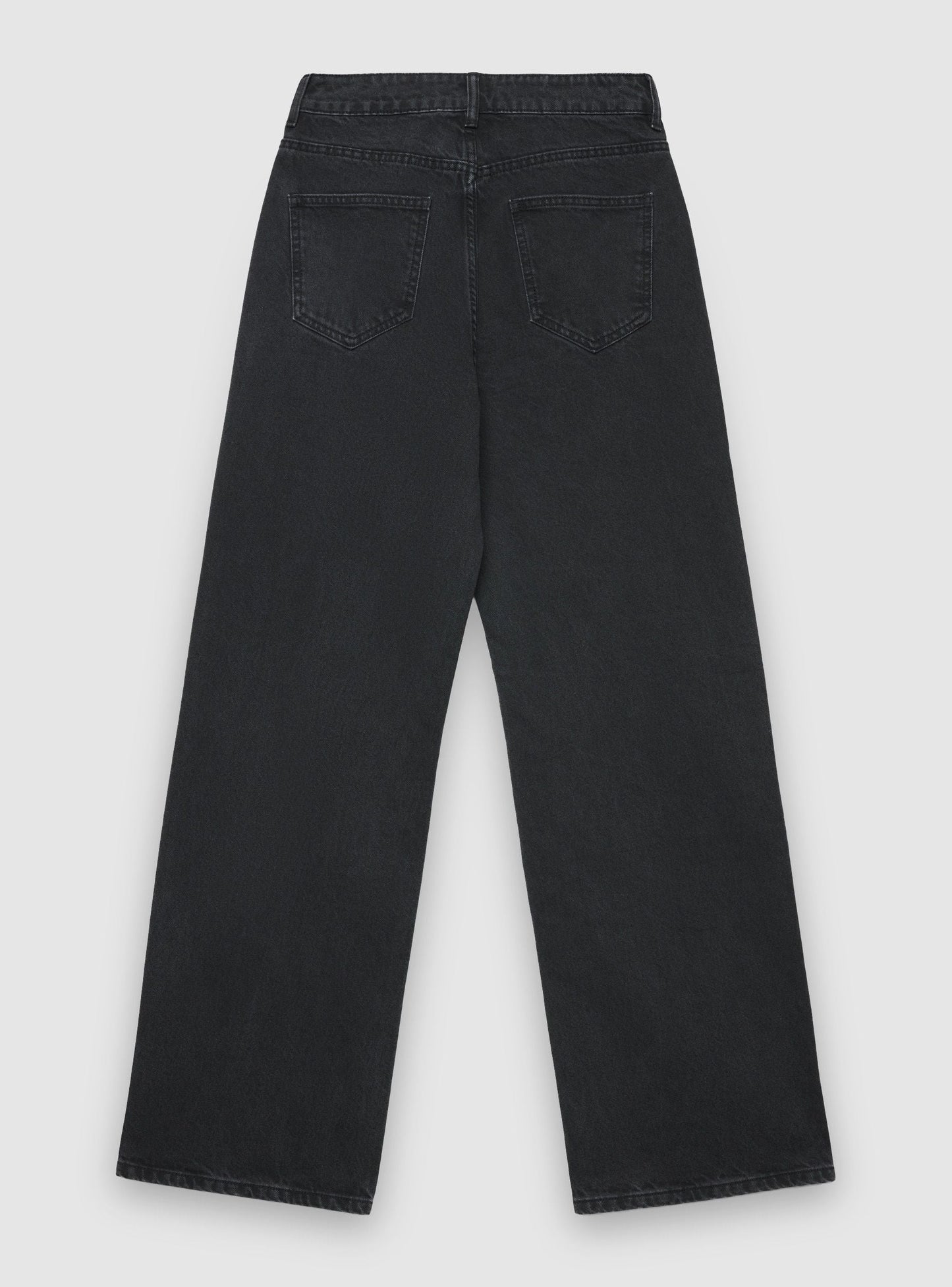 Jeans wide leg - Nero denim