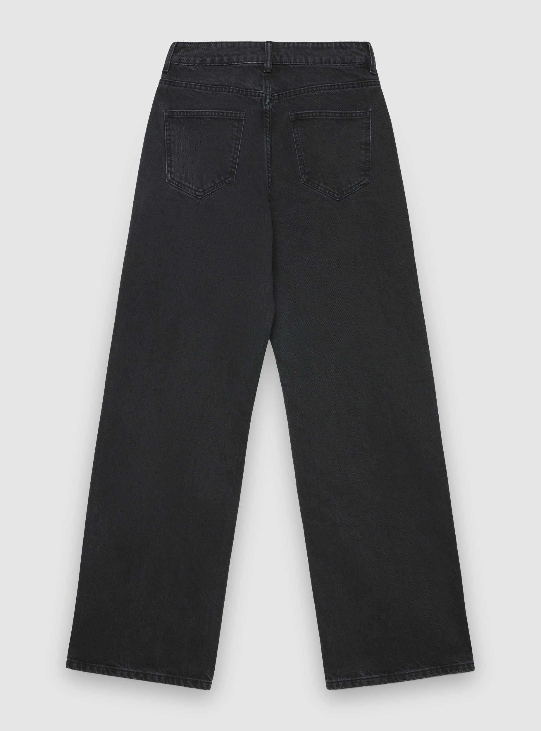 Jeans wide leg - Nero denim