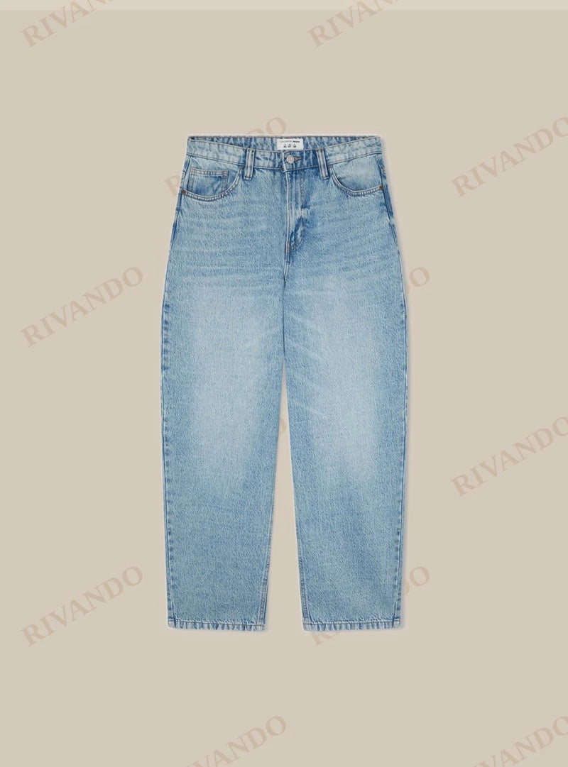 Jeans chiari balloon fit - Blu denim chiaro