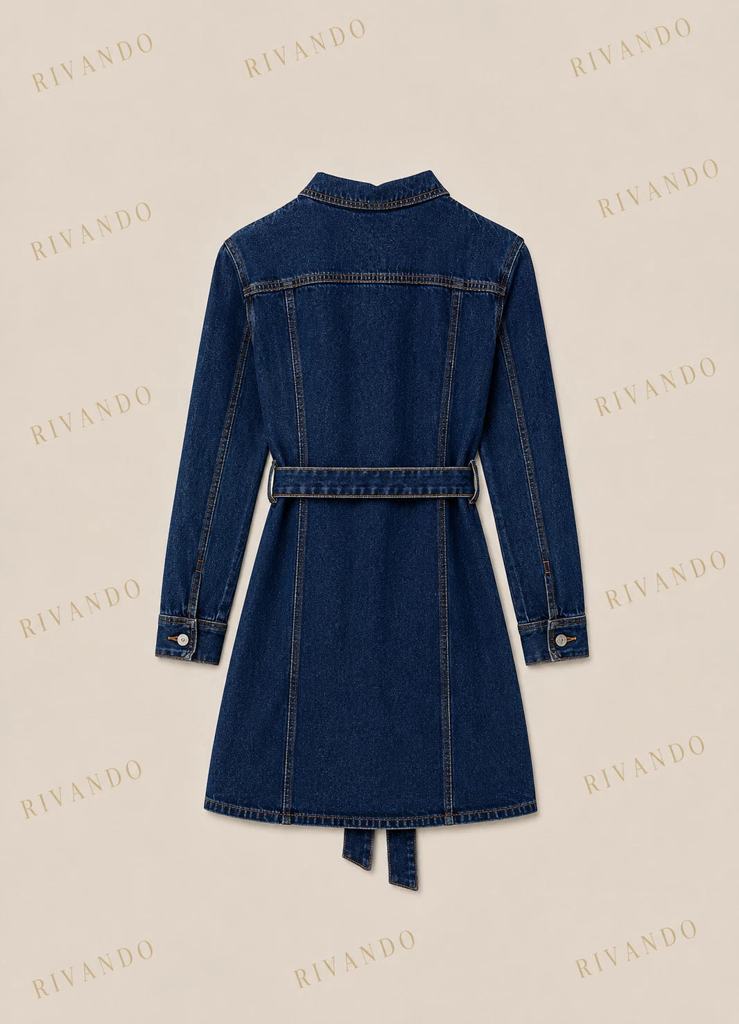 Vestito di Jeans Calliope con Cintura