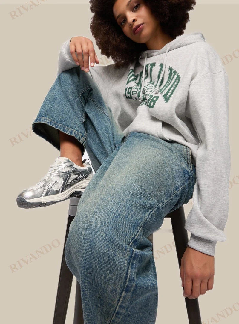 Baggy Jeans Blue Denim Medio