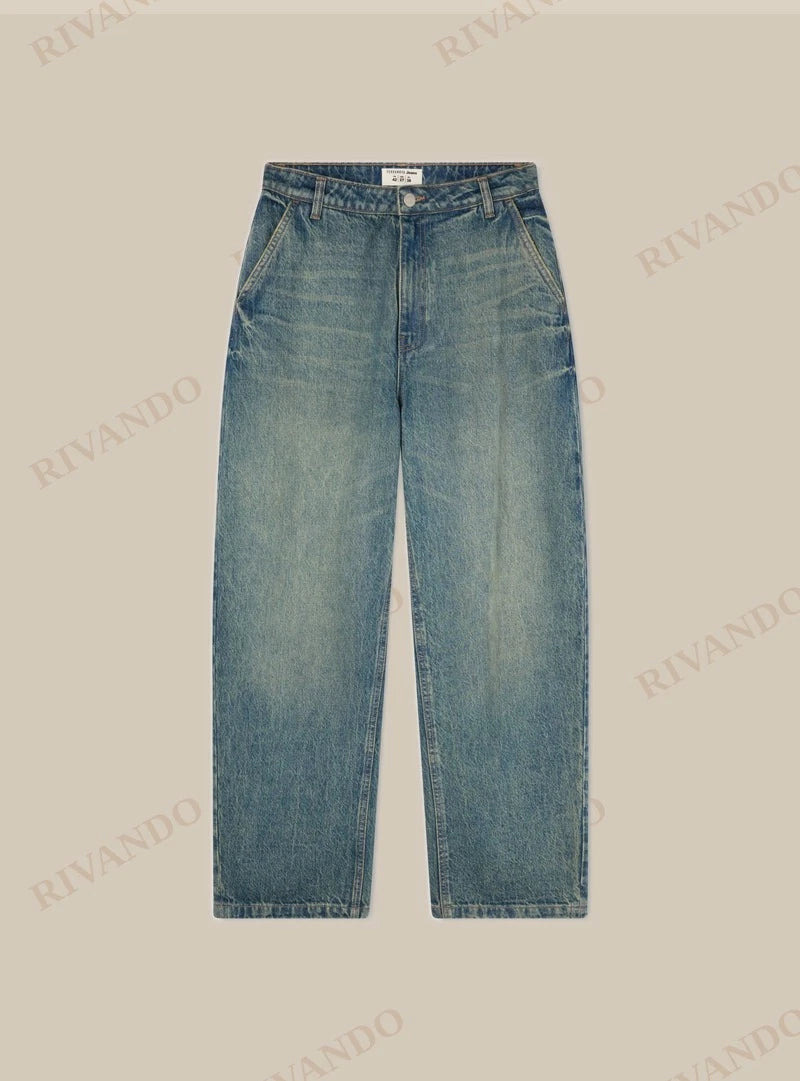 Baggy Jeans Blue Denim Medio