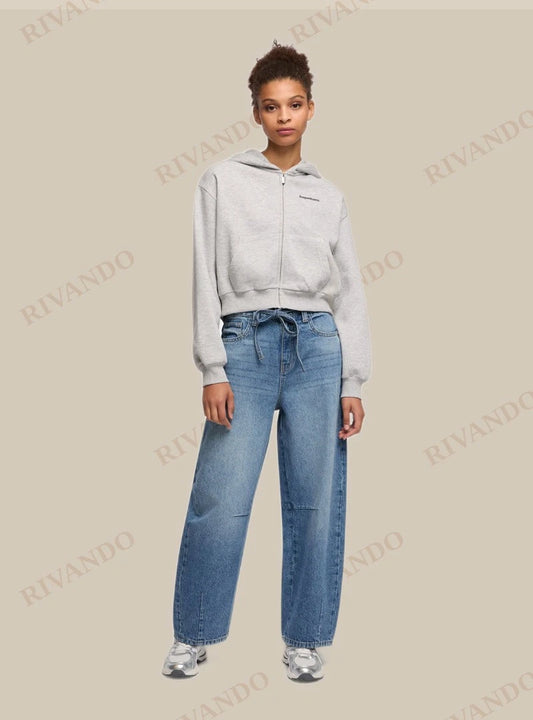 Jeans balloon con cintura