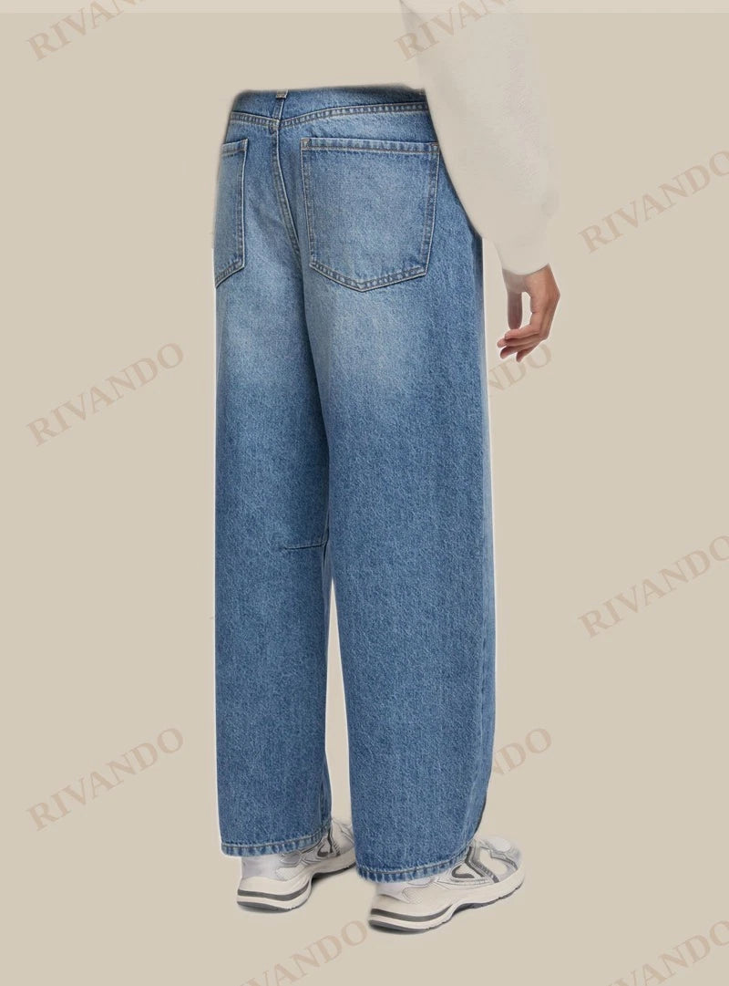 Jeans balloon con cintura