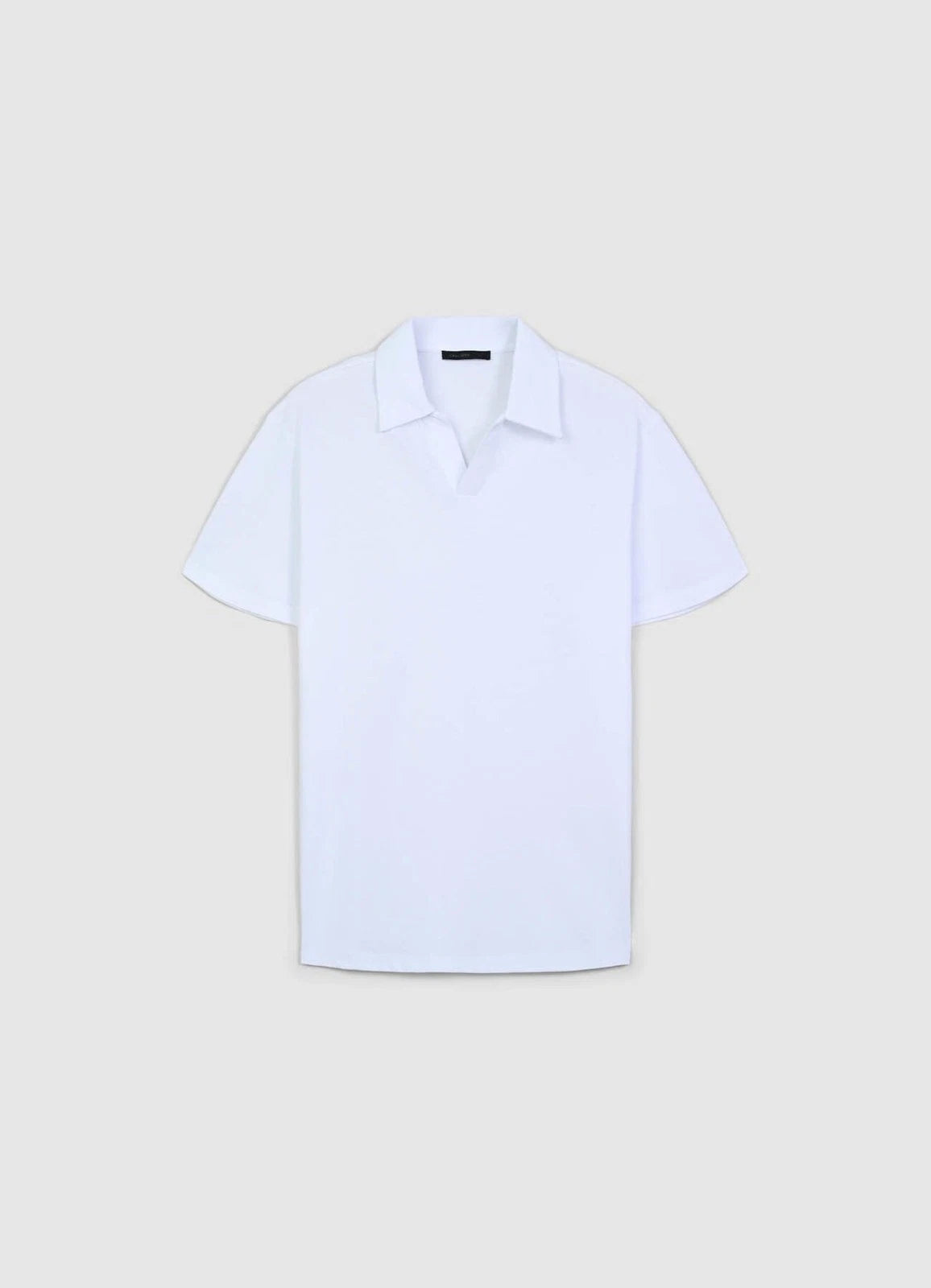 Polo bianca Calliope – stile minimal basic elegante