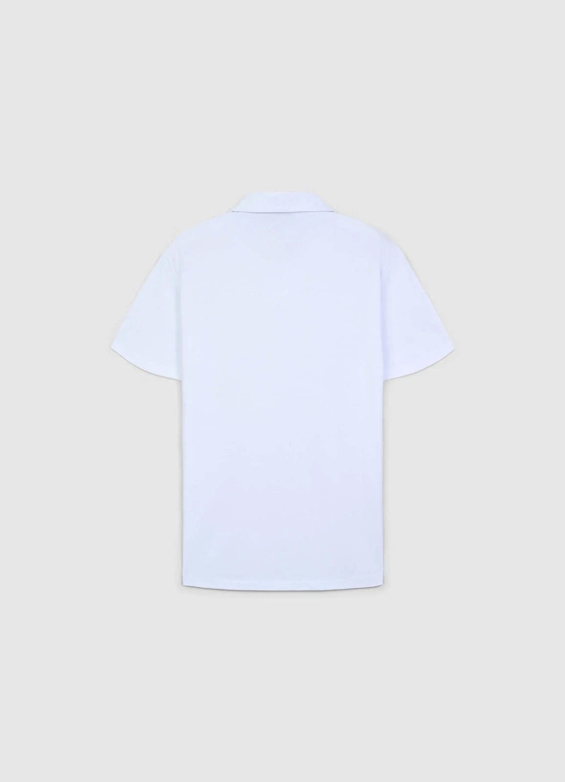 Polo bianca Calliope – stile minimal basic elegante